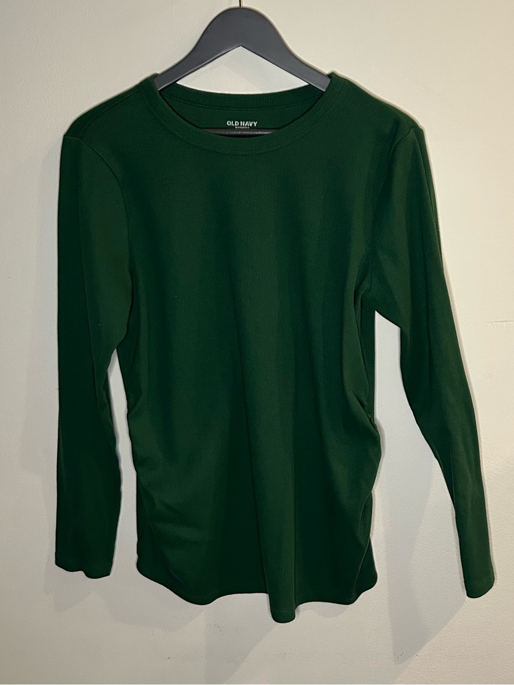 Old Navy Maternity Long-Sleeve Crewneck Top - Green XL